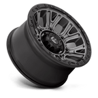 Fuel 1Pc D825 Traction 20X10 -18 Matte Gunmetal W/ Black Ring