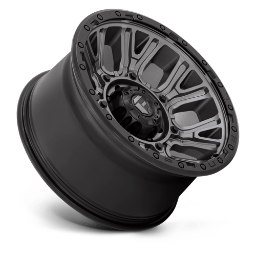 Fuel 1Pc D825 Traction 20X10 -18 Matte Gunmetal W/ Black Ring