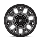 Fuel 1Pc D825 Traction 20X10 -18 Matte Gunmetal W/ Black Ring