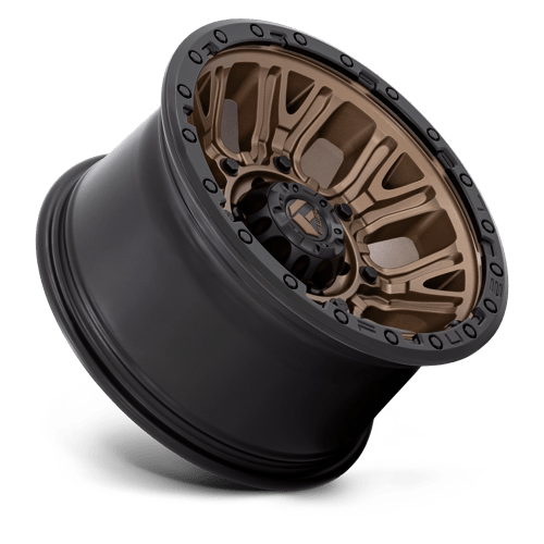 Fuel 1Pc D826 Traction 17X9 -12 Matte Bronze W/ Black Ring
