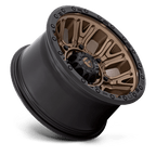 Fuel 1Pc D826 Traction 20X9 +1 Matte Bronze W/ Black Ring