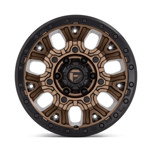 Fuel 1Pc D826 Traction 17X9 +1 Matte Bronze W/ Black Ring
