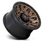 Fuel 1Pc D826 Traction 17X9 +1 Matte Bronze W/ Black Ring