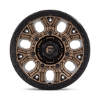 Fuel 1Pc D826 Traction 17X9 +1 Matte Bronze W/ Black Ring