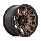 Fuel 1Pc D826 Traction 20X10 -18 Matte Bronze W/ Black Ring