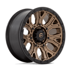 Fuel 1Pc D826 Traction 20X9 +1 Matte Bronze W/ Black Ring