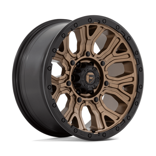 Fuel 1Pc D826 Traction 20X9 +1 Matte Bronze W/ Black Ring