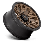 Fuel 1Pc D826 Traction 20X9 +1 Matte Bronze W/ Black Ring