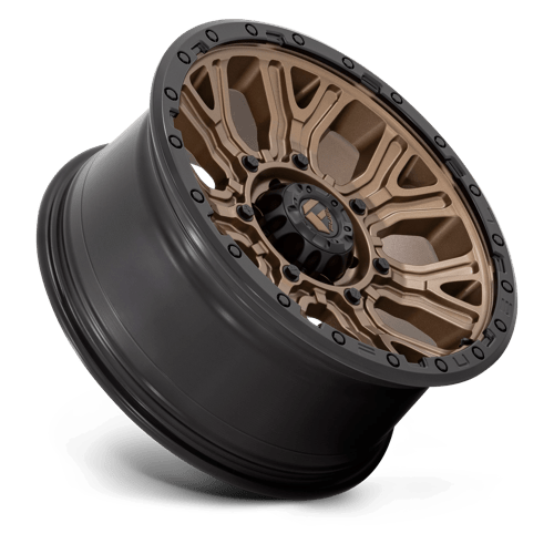 Fuel 1Pc D826 Traction 20X9 +1 Matte Bronze W/ Black Ring