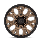 Fuel 1Pc D826 Traction 20X9 +1 Matte Bronze W/ Black Ring