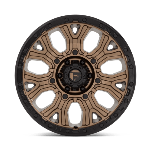 Fuel 1Pc D826 Traction 20X9 +1 Matte Bronze W/ Black Ring