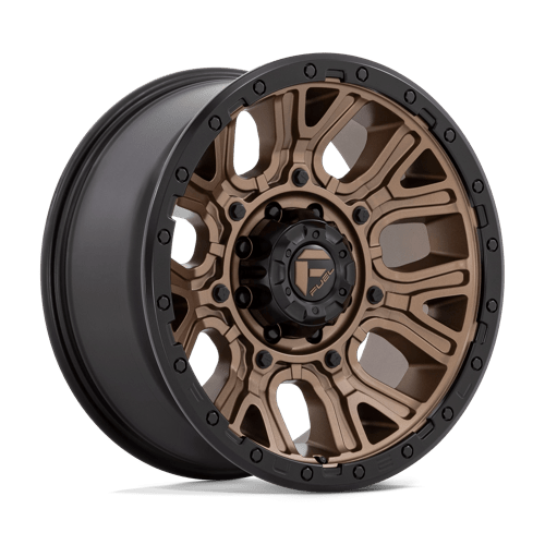 Fuel 1Pc D826 Traction 20X9 +1 Matte Bronze W/ Black Ring