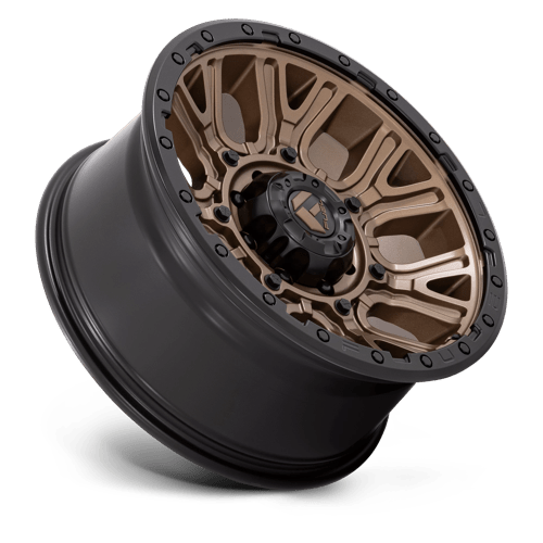 Fuel 1Pc D826 Traction 20X9 +1 Matte Bronze W/ Black Ring