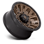 Fuel 1Pc D826 Traction 20X9 +1 Matte Bronze W/ Black Ring