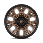 Fuel 1Pc D826 Traction 20X9 +1 Matte Bronze W/ Black Ring