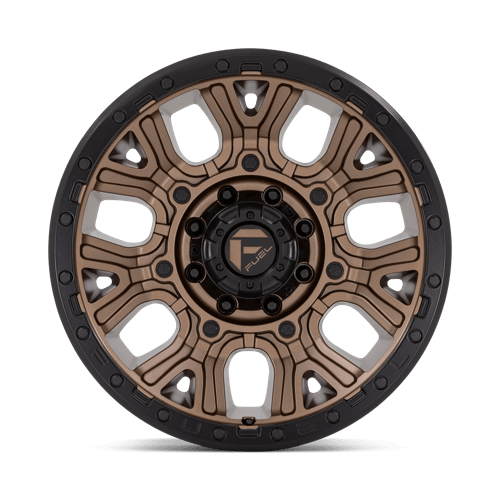 Fuel 1Pc D826 Traction 20X9 +1 Matte Bronze W/ Black Ring