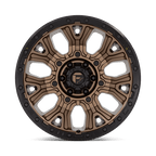 Fuel 1Pc D826 Traction 20X10 -18 Matte Bronze W/ Black Ring