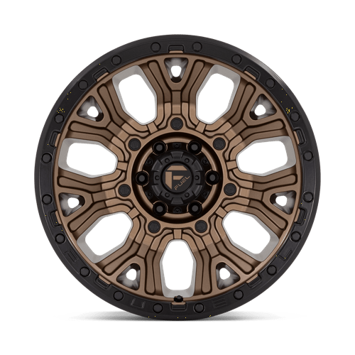 Fuel 1Pc D826 Traction 20X10 -18 Matte Bronze W/ Black Ring