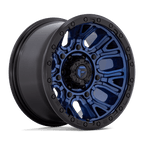 Fuel 1Pc D827 Traction 20X9 +1 Dark Blue W/ Black Ring
