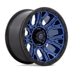 Fuel 1Pc D827 Traction 20X10 -18 Dark Blue W/ Black Ring