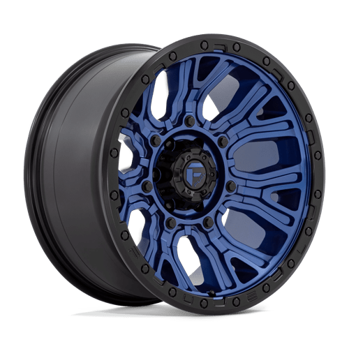 Fuel 1Pc D827 Traction 20X10 -18 Dark Blue W/ Black Ring