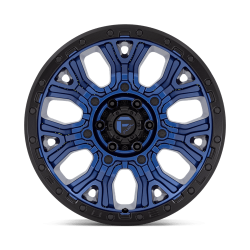 Fuel 1Pc D827 Traction 20X10 -18 Dark Blue W/ Black Ring