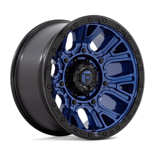 Fuel 1Pc D827 Traction 20X10 -18 Dark Blue W/ Black Ring