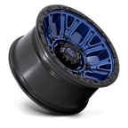 Fuel 1Pc D827 Traction 20X10 -18 Dark Blue W/ Black Ring