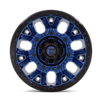 Fuel 1Pc D827 Traction 20X10 -18 Dark Blue W/ Black Ring
