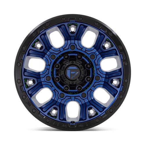 Fuel 1Pc D827 Traction 20X10 -18 Dark Blue W/ Black Ring