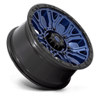 Fuel 1Pc D827 Traction 20X9 +1 Dark Blue W/ Black Ring