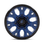 Fuel 1Pc D827 Traction 20X9 +1 Dark Blue W/ Black Ring