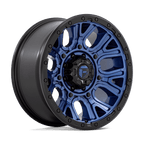 Fuel 1Pc D827 Traction 20X9 +1 Dark Blue W/ Black Ring