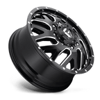 Fuel 1Pc D581 Triton 20X8.25 +105 Gloss Black Milled