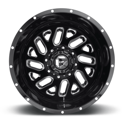 Fuel 1Pc D581 Triton 22X8.25 -201 Gloss Black Milled