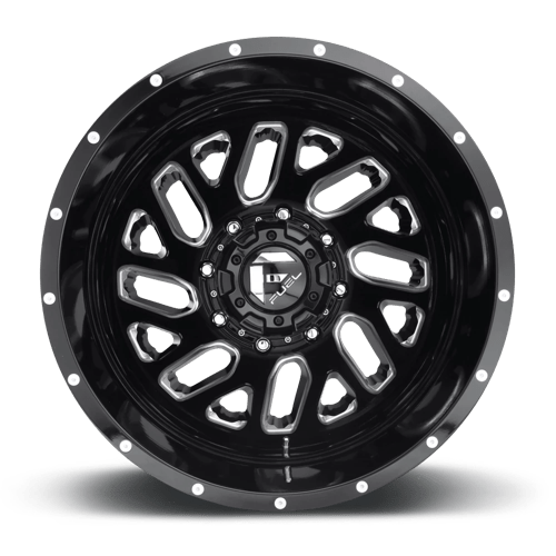 Fuel 1Pc D581 Triton 22X8.25 -221 Gloss Black Milled