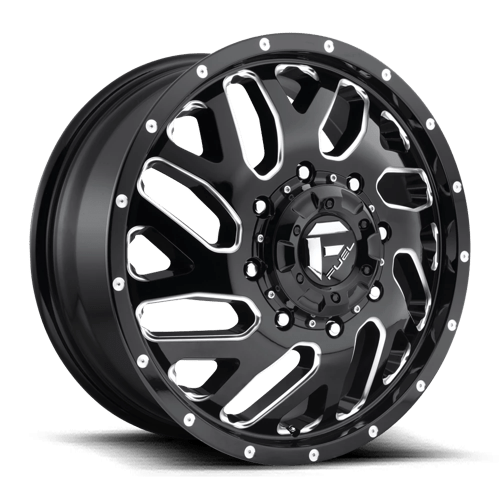 Fuel 1Pc D581 Triton 22X8.25 +105 Gloss Black Milled