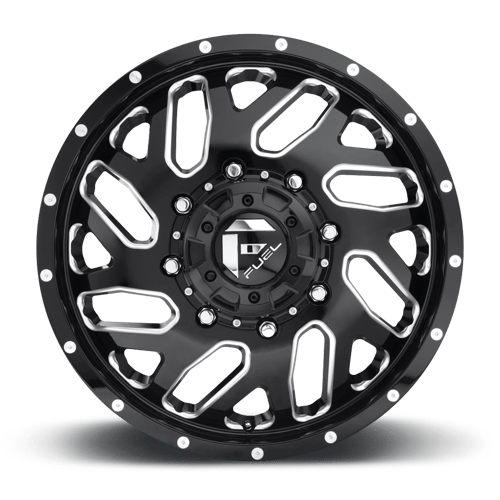 Fuel 1Pc D581 Triton 22X8.25 +105 Gloss Black Milled