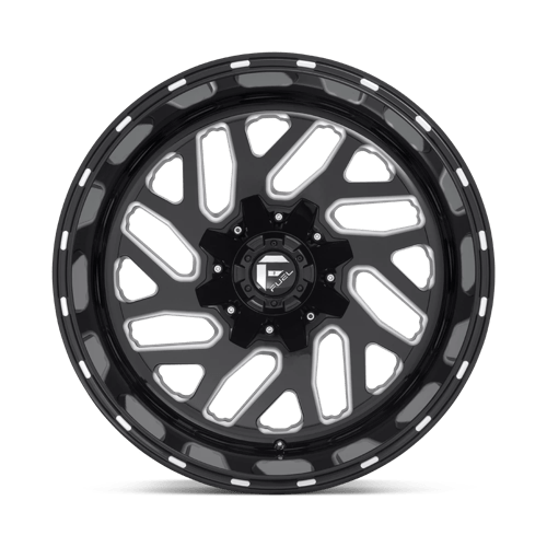 Fuel 1Pc D581 Triton 24X12 -44 Gloss Black Milled