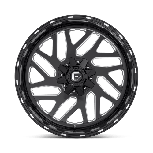 Fuel 1Pc D581 Triton 22X10 -19 Gloss Black Milled