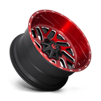 Fuel 1Pc D691 Triton 20X10 -18 Candy Red Milled