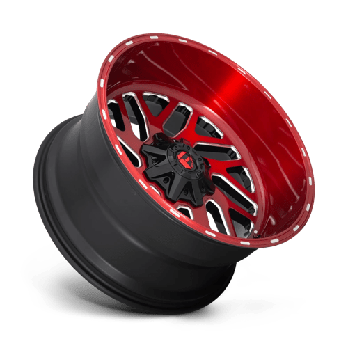 Fuel 1Pc D691 Triton 20X10 -18 Candy Red Milled