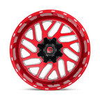 Fuel 1Pc D691 Triton 22X12 -44 Candy Red Milled