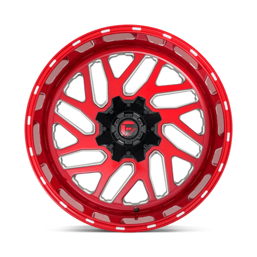 Fuel 1Pc D691 Triton 20X10 -18 Candy Red Milled