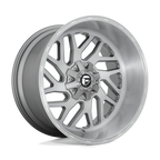 Fuel 1Pc D715 Triton Platinum 26X12 -44 Brushed Gun Metal Tinted Clear