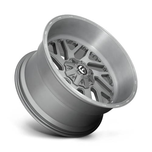 Fuel 1Pc D715 Triton Platinum 20X10 -18 Brushed Gun Metal Tinted Clear