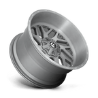 Fuel 1Pc D715 Triton Platinum 20X12 -44 Brushed Gun Metal Tinted Clear