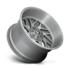 Fuel 1Pc D715 Triton Platinum 26X12 -44 Brushed Gun Metal Tinted Clear
