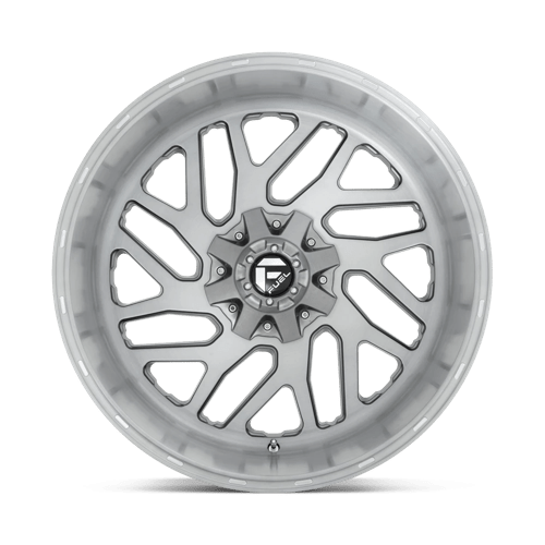 Fuel 1Pc D715 Triton Platinum 26X12 -44 Brushed Gun Metal Tinted Clear