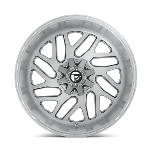 Fuel 1Pc D715 Triton Platinum 20X10 -18 Brushed Gun Metal Tinted Clear